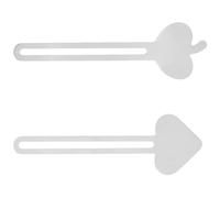 2 Pièces Presse-tubes en Acier Inoxydable, Outil Manuel de Cœur | Argenté, Usage Maison pour Onguents et Colle Artisanale, Dosage Régulier