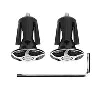 2 pièces Prise de Guidon vélo Embouts de Guidon CNC Prise de Guidon Pliant poignée de vélo poignée de Barre extrémités Cyclisme Accessoire de Sport(Noir)