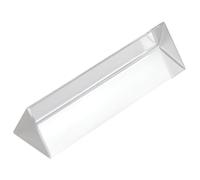 2 Pièces Prisme Optique Triangulaire en Cristal pour Physique et | Bords Polis, Surface Transparente, Manipulation Lumineuse Créative, pour Laboratoire, Étudiants et Enseignants
