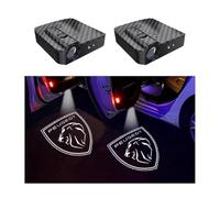 2 Pièces Projecteur de Logo à éclairage pour portières de Voiture pour Peugeot 3008 5008 208 2008 308 508 SW GT 2020-2022 2023 2024 2025, Projecteur de Porte de Voiture accessoires d'éclairage
