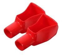 2 Pièces Protecteur de Bornes de Batterie Voiture Positive Taille | Cache-borne, Isolation et Protection du Câble, Installation Facile, Usage Automobile