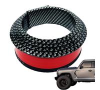 2 pièces Protecteur De Passage De Roue de Voiture, pour Benz AMG GT A C GLC AMG AMG Bande Sourcil Roue Automatique Garniture Anticollision,B-4.5x150cm