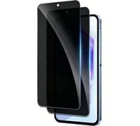 2 pièces Protecteur d'écran de confidentialité conçu compatible avec Samsung Galaxy, film en verre trempé anti-espion, dureté 9H, anti-empreintes digitales, sans bulles, facile à installer Galaxy A60,