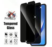 2 pièces Protecteur d'écran en verre trempé 9H avec couverture complète, anti-espionnage, compatible avec Samsung Galaxy, 16, Honor, Redmi et plus de modèles. Anti-chute, anti-rayures, anti-traces de 