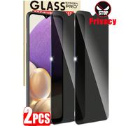 2 pièces Protecteur d'écran en verre trempé antiespion 9H compatible avec 16 Pro Max/compatible avec Samsung Galaxy S25 Ultra/Redmi. Ne prend pas en charge la reconnaissance d'empreintes digitales. Te