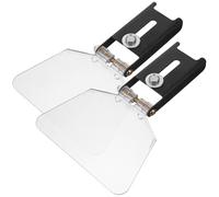 2 Pièces Protecteur Oculaire de Banc Transparent | Plastique Transparent, Visibilité Large et Claire, Installation Rapide, pour Atelier DIY et Affûtage