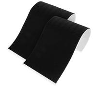 2 Pièces Protecteurs Adhésifs de Semelle, PVC Noir Antidérapant | Épaisseur 1,1mm, Texture Fine, Pose Facile, Meilleure Adhérence sur Surfaces Lisses, Adaptés aux Talons et Chaussures Sport
