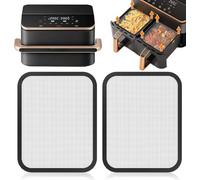 2 Pièces Protection Anti-éclaboussures pour Cosori Air Fryer, Grille Acier Inoxydable Réutilisable pour Cosori Airfryer 8.5L et Dual Blaze TwinFry 10L