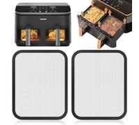 2 Pièces Protection Anti-éclaboussures pour Cosori Air Fryer, Grille Acier Inoxydable Réutilisable pour Cosori Airfryer 8.5L et Dual Blaze TwinFry 10L