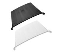 2 Pièces Protection Caméra Extérieure Plastique | Toit de Sécurité Discret, Compatible Ring et Usage Parking, Réduit L’entretien, Vision Plus Nette