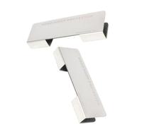 2 Pièces Protection de Cercle Métallique, Clips Argenté | Métal, Installation Rapide et Tenue Stable, Protège les Frappes de Baguette, Scène ou Pratique
