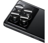 2 Pieces Protection De Lentille Puor Xiaomi Poco X6 Pro 5g Camera Arriere Protecteur, Alliage Aluminium En Hd Verre Trempe 9h, Anti Rayures Protector Camera Pour Tout Coque, Noir