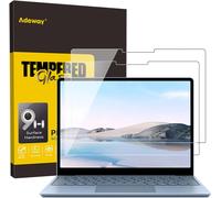 [2 Pièces Protection D'Écran En Verre Trempé Pour Microsoft Surface Laptop Go 3/2/1 12.4 Pouces (2023 Release), Dureté 9H,Anti Rayures,Hd Transparent (Model 2013/1943)