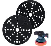 2 Pièces Protection Pad 150mm Avec 49 Trous, Tampons De Protection Pour Mirka Abranet 150mm, Festool, Bosch, Dewalt, Support De Protection Auto-Agrippant Pour Plateaux De Ponçage Pour Interface Pad