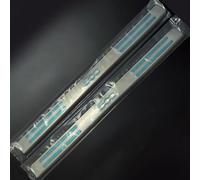 2 Pièces Protection Seuil de Porte Voiture pour Fiat 500 2020 2021 2022 2019-2015, Matériau en Acier Inoxydable Protection Porte de Voiture Auto Plinthes