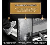 2 Pièces Protection Seuil de Porte Voiture pour Fiat 500 500e 500C, Matériau en Acier Inoxydable Protection Porte de Voiture Auto Plinthes