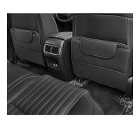 2 Pièces Protections de Siège de Voiture pour Audi RS4 2013-2016, Protecteur Dossier Siège Voiture Kick Mats Accessoires,Black