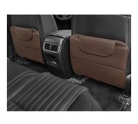 2 Pièces Protections de Siège de Voiture pour Audi RS4 2017-2021, Protecteur Dossier Siège Voiture Kick Mats Accessoires,Coffee