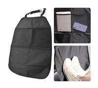 2 Pièces Protections Dossier Siège Voiture Enfant Imperméable Anti-salissures, Protege Siege Voiture Chien avec 2 Grandes Poches de Rangement, Organisateur Voiture, Oxford Durable - Universel Noir