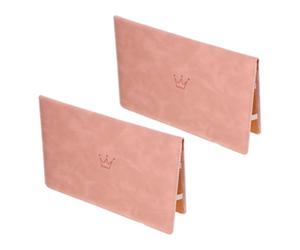 2 Pièces Protège Certificat de Naissance Pliant, Pochette Fine | Doublure Douce, Face Transparente, Compartiments Pratiques, pour Nouveaux Parents et Gestion des Dossiers