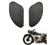 2 Pièces Protège Réservoir pour BMW R1200GS LC 2017-2025 | Caoutchouc souple noir, Relief antidérapant, Protection rayures cuisses, Adhésif puissant, 18.5x9.5cm, Maintien en virage
