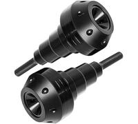 2 Pièces Protèges-Cadre Moto pour Peugeot Vivacity 50/Vivacity Electric,Boule Anti-Chute Tampons,Moteur Curseurs Contre Crash Protecteur,Barre Protection Accessoires,Black