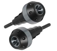 2 Pièces Protèges-Cadre Moto pour Peugeot Vivacity 50/Vivacity Electric,Boule Anti-Chute Tampons,Moteur Curseurs Contre Crash Protecteur,Barre Protection Accessoires,Grey