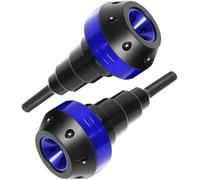 2 Pièces Protèges-Cadre Moto pour Peugeot Vivacity 50/Vivacity Electric,Boule Anti-Chute Tampons,Moteur Curseurs Contre Crash Protecteur,Barre Protection Accessoires,Blue