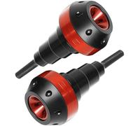 2 Pièces Protèges-Cadre Moto pour Peugeot Vivacity 50/Vivacity Electric,Boule Anti-Chute Tampons,Moteur Curseurs Contre Crash Protecteur,Barre Protection Accessoires,Red