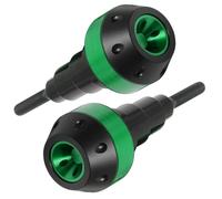 2 Pièces Protèges-Cadre Moto pour Peugeot Vivacity 50/Vivacity Electric,Boule Anti-Chute Tampons,Moteur Curseurs Contre Crash Protecteur,Barre Protection Accessoires,Green