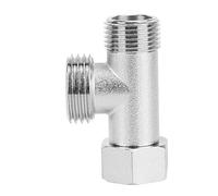 2 pièces pulvérisateur connecté norme européenne 3/8 dents adaptateur nickelé matériau 3 voies connecteur vanne toilette inverseur vanne adaptateur vanne de rinçage