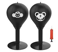 2 Pièces Punching Ball Bureau - Frappe Bureau | Boxe Table Stress Buster sur Pied Punching Ball | Ballon Boxe Anti-Stress avec Ventouse | Soulager Le Stress Excellente Idée Cadeau, Équipement Fitness