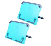 2 Pièces Pupitre de Partition Pliable ABS pour Garçon et Filles | Angle Réglable, Léger et Résistant, Format Bureau, Bleu, pour Musiciens et Élèves