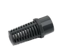 2 pièces PVC tuyau Aquarium pompe à eau filtre Joint réservoir de poisson entrée crépine jardin maison Tube raccords perméable capuchon maille(1 inch Male,2 PCS)