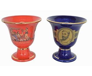 2 Pièces Pythagore Tasses de Justice Le Théorème de Pythagore - Dionysos Vin Feast