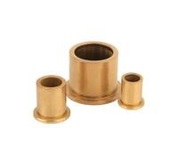 2 pièces Qualité industrielle Alliage de laiton Douilles de palier à bride, Diamètre intérieur 16 mm, Diamètre extérieur 20 mm, Hauteur 35 mm, 26x3/16x20x35mm(2 pièces)