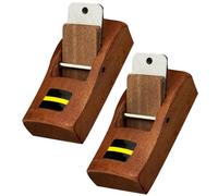 2 Pièces Rabot à Bois Manuel de Menuisier, Mini Outil DIY pour | Acier et Plastique, Usage en Atelier, Simple à Manier, Léger à Transporter, pour Plaques et Travail du Bois