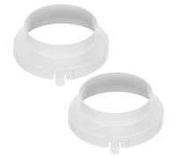 2 Pièces Raccord de Tuyau D'évacuation Adaptateur 15cm Plastique | Installation sans Outil, Double Verrouillage Sécurisé, Compatible Sorties Climatisation et Tuyaux D'évacuation, Appartements