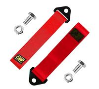 2 Pièces Racing Voiture Remorque Corde Universelle Sangle De Remorquage en Nylon Haute Résistance Crochet De Remorquage pour Véhicule Avant Arrière Pare-Chocs