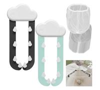 2 Pièces Rack De Vidange D'Évier Et 100 Pièces Filtre, Filtre À Déchets De Cuisine, Accessoires D'Évier De Cuisine, Fournitures De Cuisine.