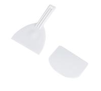 2 Pièces Raclette à Pâte Spatule,Pizza en Plastique Flexible,Grattoir Coupe-Pâte Multifonction pour Pizza,Pain et Pâtisserie,Avec Trous de Suspension,Outil de Cuisine Pratique