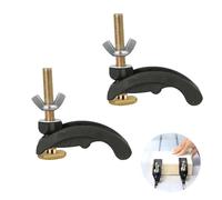 2 Pièces Rail T Track Pince de Serrage，Rail de Montage à Rainure T Pièce，Fixation T-Slot Mitre Track Stop，pour établi de Serrage et à Dégagement Rapide，pour Table de Travail à Rainure En T