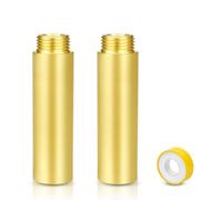 2 Pièces Rallonge de Robinet 3/4" x 80mm, Rallonge DN20 3/4" IG x 3/4" AG | G3/4" Laiton Rallonge de Robinet 80MM Laiton Filetée Rallonge de Robinet Fitting pour l'Installation d'Eau Potable