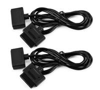 2 Pièces Rallonge Manette, Câble extension Compatible avec Super Nintendo, Console SNES, Famicom 1,8 m, Câbles d’Extension Plug and Play, Jouer Confortablement à Distance, Accessoires Rétro Gaming