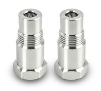 2 Pièces Rallonges de Capteur Détrompeur Lambda M18 x 1,5 mm, Détrompeur Sonde Lambda,Adaptateur de Capteur avec Filtre O2,Capteur d'Oxygène pour Sonde Lambda Apres Catalyseur, Installation Simple