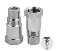 2 Pièces Rallonges de Capteur d'Oxygène, Rallonges de Capteur Détrompeur Lambda, Filtre Detrompeur Sonde Lambda, Pour Voitures Moteur Les Systèmes D'Echappement M18 x1.5, 45mm Sonde Lambda