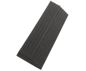 2 Pièces Rampe de Seuil pour Aspirateur Robot, en Plastique Noir | Pontage des Seuils, Surface Texturée à Rainures, Usage Porte et Transition Carrelage Bois