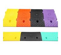 2 Pièces Rampes De Trottoir 10 Cm Hauteur, Rampes D’Accès Robustes Pour Allée, Rampes Seuil Portables, Rampes De Voie Pour Petites Marches, Rampes Pour Voitures(Green 50 * 27 * 12cm)