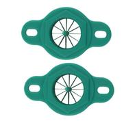 2 Pièces Râpe à Oignons Verts Portable en Acier Inoxydable | Poignée Ergonomique, Plastique et Métal, pour Légumes, Restaurant, Rangement en Tiroir, Vert