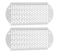 2 Pièces Râpe à Pieds pour Callosités, Lames de Rechange | Usage Maison et Voyage, Côté Grossier pour Zones Dures, Côté Fin pour Lissage Doux, Argenté